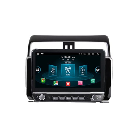 Navigatie android Toyota Prado J150 2019 cu butoane si ecran de 10"